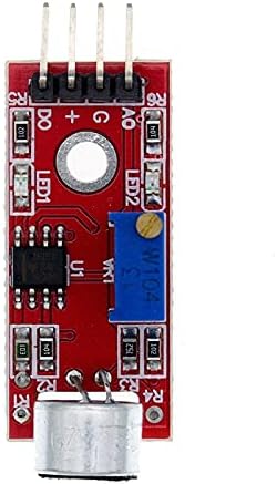 ZYM119 Módulo de detecção de microfones de alta sensibilidade de sensibilidade para AVR PIC KY-037 Placa de circuito