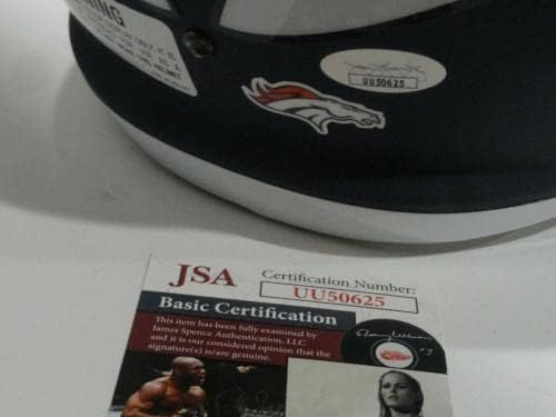 John Elway assinou o Denver Broncos Réplica Full Size Amp Helmet JSA CoA - Capacetes NFL autografados