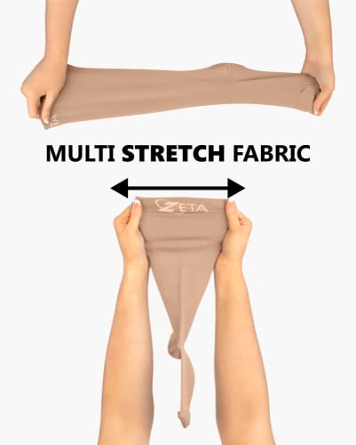 Zeta plus size suporta de manga de perna - as meias de compressão de bezerro largo homens e mulheres adoram seu incrível ajuste, conforto