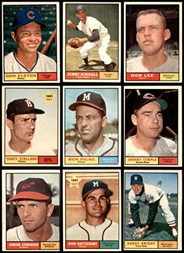 1961 Topps Baseball 100 Conjunto de partidas/lote VG/ex