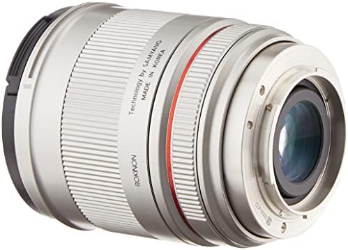 Rokinon 35mm f1.2 lente de alta velocidade em grande velocidade para fujifilm x montagem - prata - fuji x