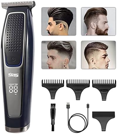 Clippers de careca sem fio DSP para homens barbeiro edgers Outlliner barba elétrica Aparadores para homens