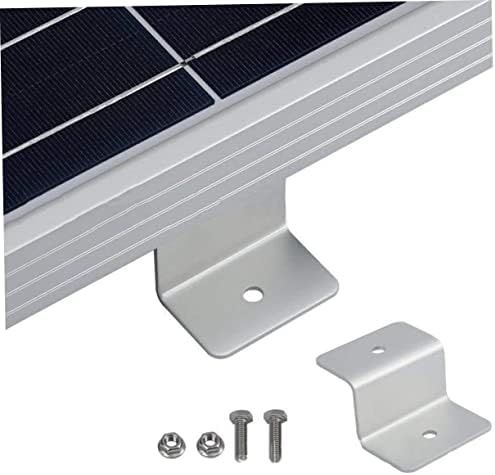 A suporte do painel solar de 4pcs 4pcs Painel solar ajustável Painel solar z Clipes Painel solar Painel de suporte Bracket Boat