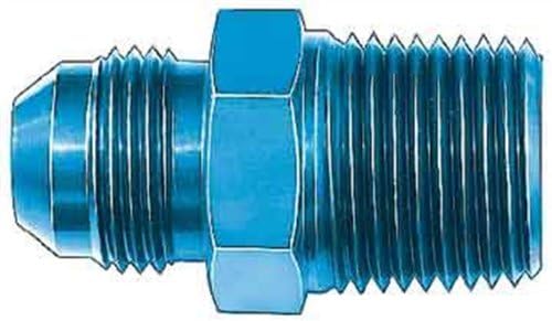 Aeroquip fcm2005 alumínio anodizado azul -06an flare de 3/8 de ajuste de tubo NPT