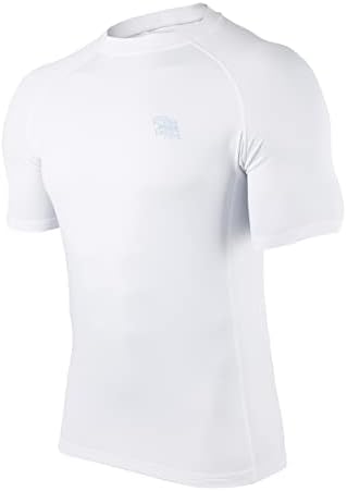 ADOREISM MEN MENS 50+ Proteção Sun Proteção Praxa de Manga Curta Rápida Camisetas Atlatas