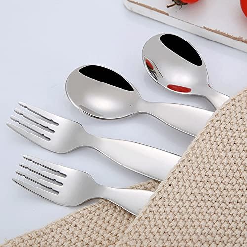 Forks Hesndcz espessado em aço inoxidável Fork para casa, Larguar de Tableware