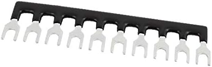 X-Dree 10pcs TD-1510 Pitch 5mm 10 Posição PCB Terminal Block Strier Black (10pcs TD-1510 5mm Pitch 10 Posição PCB Terminal Block Strip