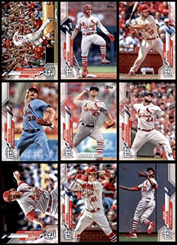 2020 TOPPS St. Louis Cardinals Quase Complete Team Set.