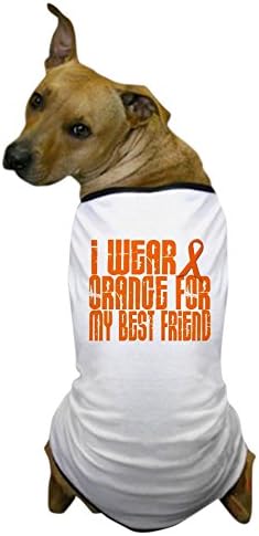Cafepress Eu uso laranja para meu melhor amigo 16 camiseta de cachorro camiseta de cachorro, roupas de estimação, fantasia engraçada