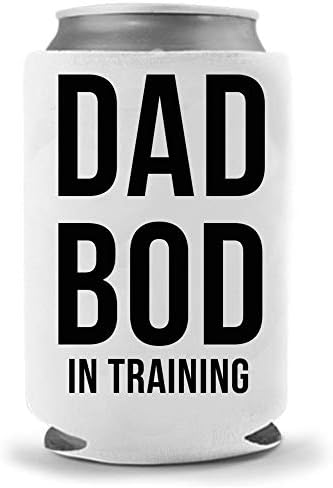 Produtos Cool Coast - Dad Bod in Training Coolie | Presente engraçado do dia dos pais | Engraçado Novelty Hugger Coolie Huggie | Bebida