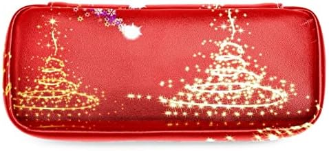 Bolsa de maquiagem tbouobt bolsa de bolsa cosmética bolsa bolsa com zíper, desenho animado em árvore de natal boneco