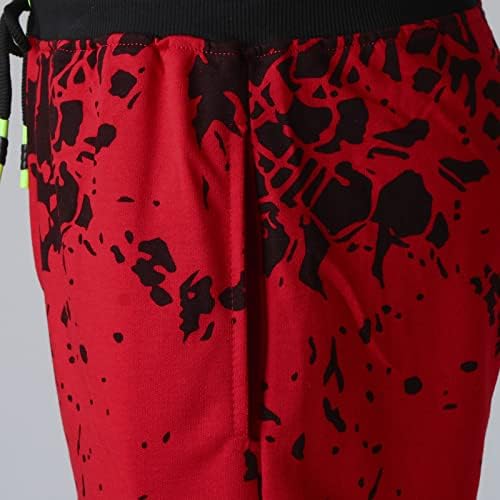 Miashui Grandes shorts de basquete masculino calça de verão Tie Tie Trey Die Loose Pé