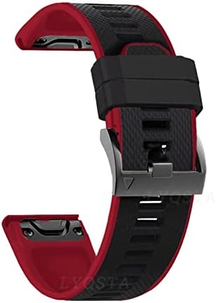 FUFEMT NOVO 22 26MM SILICONE FIXA VABELA RÁPIDO PARA FENIX 6X 6 PRO 5X 5 PLUTRO 3HR D2 TATIX DELTA ENDURO Bandas