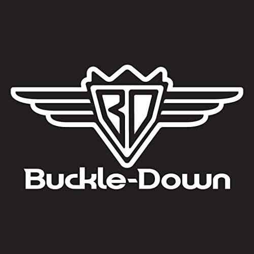 Buckle-Down Colar Breakaway Grunge Bricks Orange 6 a 9 polegadas 0,5 polegadas de largura