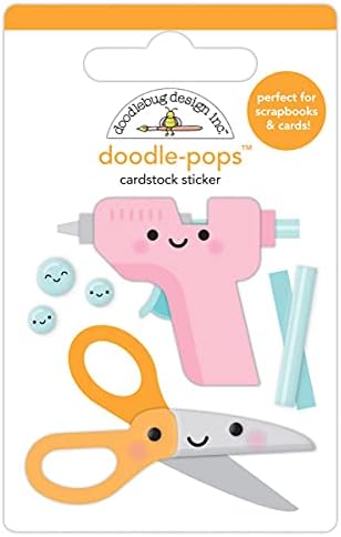 Doodlebug Doodle-Pops 3D Adesivos-Cute & Crafty -dp7257