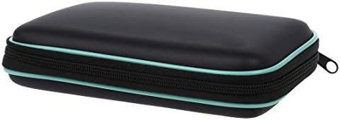 Toogoo Black Eva Case com kit de 2-LCD gratuito Protetor de tela reutilizável compatível com Nintendo 3DS XL / LL