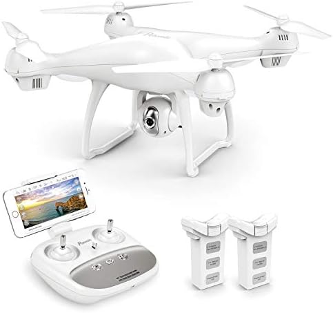 Drone Potensic T35 GPS, quadcopter RC com câmera de 1080p FPV Video ao vivo, GPS duplo retornar para casa, Siga -me, altitude