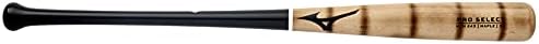 Mizuno Pro Select Maple Wood Baseball Bat | Rock Maple Hard | Barril comprimido | Ponto de tinta | Final em concha