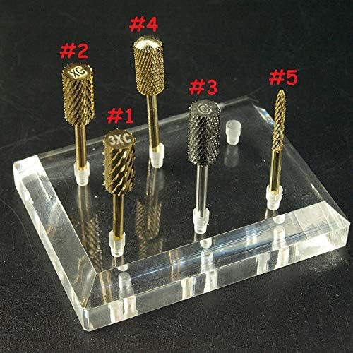 Easynail ~ pro. 5 tipos de carboneto dourado broca de unhas de unhas arquivos de unhas unhas drill elétrica Manicure Machine