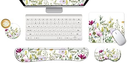 ArtSO teclado pulso Rest Rouse Pad Suporte ao pulso ergonômico, memória de espuma de memória mousepad não deslizamento