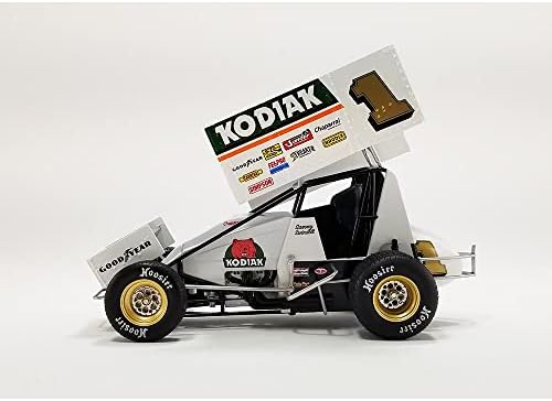 Carro de Sprint Winged 1 Swindell Kodiak Especial Hall da Fama do Carro da Fama e Museu do Mundo de Outlaws 1987 1/18 Modelo Diecast