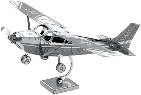 Metal Earth Cessna 172 pacote de modelos de metal 3d com pinças de fascinações