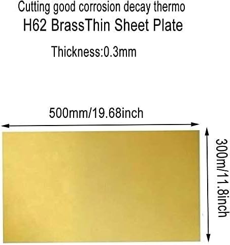 Placa de latão accdUer Placa de cobre pura folha de papel alumínio Filme de ouro Placa de papel alumínio H62 Folha de experimentos