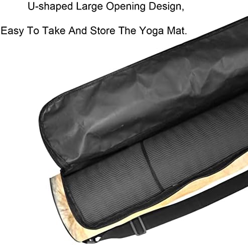 Bolsa de tapete de ioga, cão Cavalier rei Charles Spaniel Dog Exercício TATO MAT TATRIA Full-Zip Yoga Mat de transporte