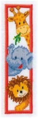 DIY Blank Canvas Cartoon Animal Elephant Lion Counted Kits Cross Stitch para adultos para iniciantes para iniciantes Bordado