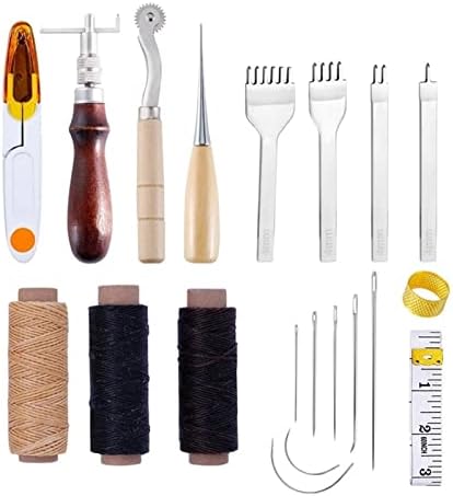KXDFDC Professional Leather Craft Tools Kit