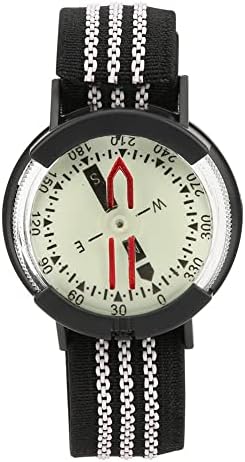 BHVXW Camping Compass Watch Compass à prova d'água Bússola luminosa discagem ajustável Relógio