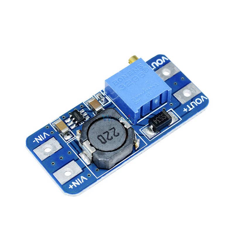 10PCS MT3608 DC-DC POWER UP POWER APLICAR MODULO MODULO MODULO MAX SAÍDA 28V 2A PARA ARDUINO