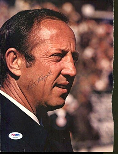 PETE ROZELLE ASSISTENTE PÁGINA 8X11 COMISSÁRIO Autografado PSA/DNA AB96243 - Revistas da NFL autografadas