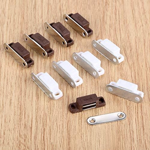 5pc 27 * 10mm O armário magnético pega o Push to Open Touch Door Stop Damper Buffers com parafusos Furniture Hardware -
