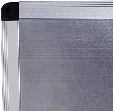 Viz-Pro Placa de apagamento seco/quadro branco, não magnético, pacote de 2, 36 x 24 polegadas, placa montada na parede para