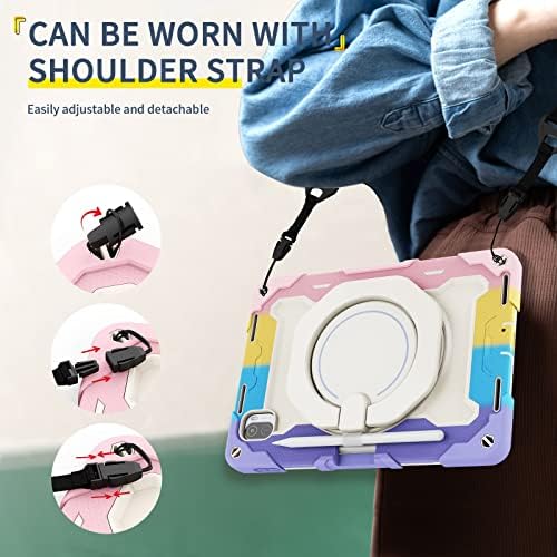 Tablet PC Case Kids Case compatível com Xiaomi Mi Pad 5/Mipad 5 Pro 11 polegadas 2021.360 ° Caixa de suporte de alça