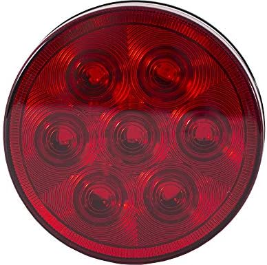 Compradores produtos de 4 polegadas Red Stop/Turn/Tail Light com 7 LEDs - Somente luz