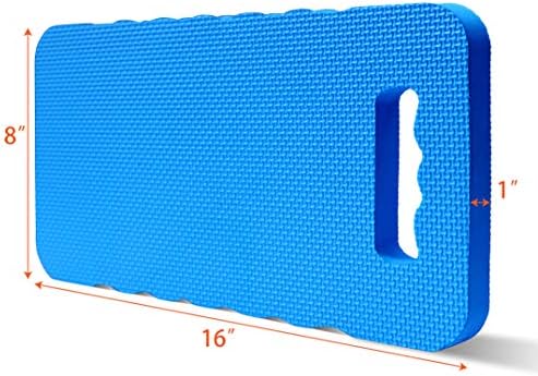 Gardzen Garden Kneeling Pad - Para jardinagem, banho de bebê, ioga, pilates, exercício, 16 x8 x1 , azul