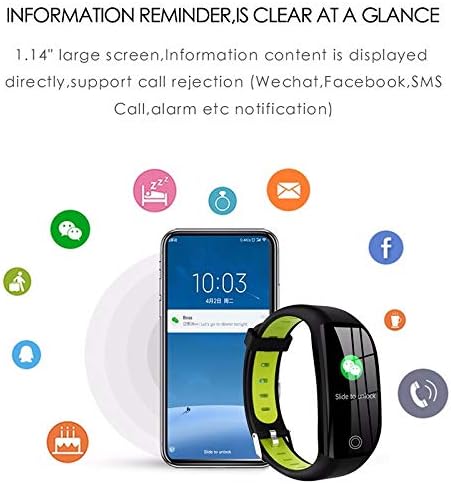 GPPZM Smart Bracelet GPS Fitness Activity Rastreador 1.14 Esporte Pressão ardente Sport Watch Sleep Monitor Smart