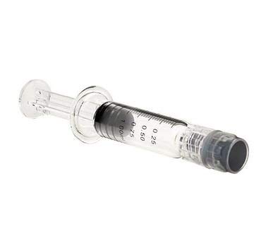 1ml Borossilicate Glass Luer Cap Aplicador com marcações de medição - cânhamo, óleos, ejuices, líquidos, cola, veterinária e seringas