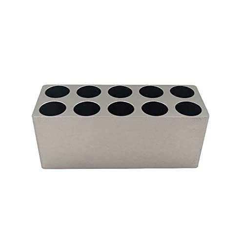 Monad Metal Block, rack de tubo de alumínio, suporte de tubo, condução rápida de calor, transferência rápida de calor, para