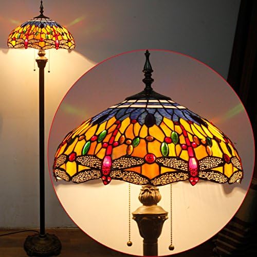 Tiffany Lamp Series de manchado estilo luminoso