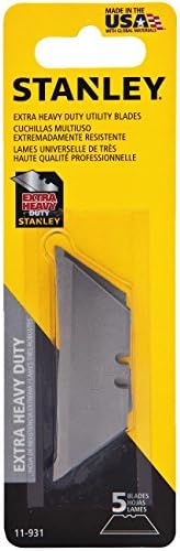 Stanley 11-931 1991 Lâmina de utilidade pesada extra, 5 pacote