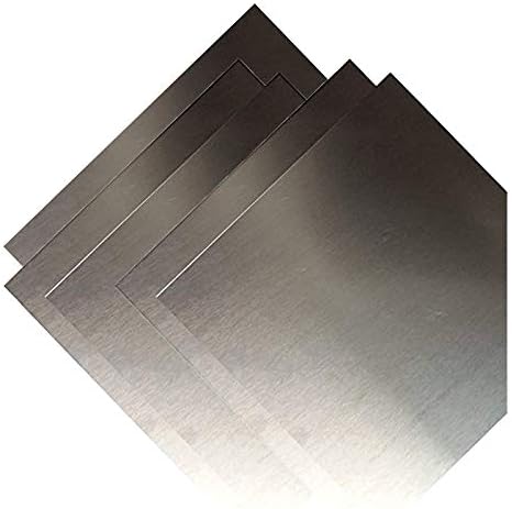 HAVEFUN METAL COBER FOIL Espessura de 1mm, 150 × 200/200 × 200mm, 6061 Folha de metal de placa de alumínio fácil de polir, para