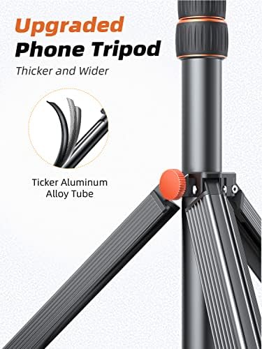 O mais novo Tripé de Tripé e Câmera de Tripé e Câmera de 68 com suporte de telefone rotativo, Pinerftr Anti-Slip Legal