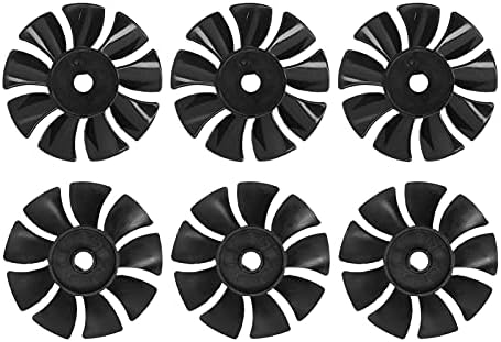 Walfront 6pcs Motor Blades Abs Baixo ruído de ruído direto em linha de resfriamento compressor de ar compressor de ar acessórios