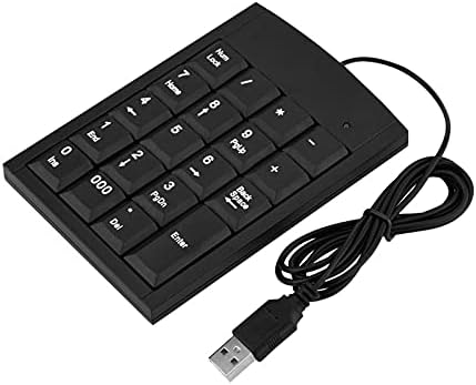 Mxzznd numérico teclado mini portátil número USB Pad 19 teclado teclado para laptop