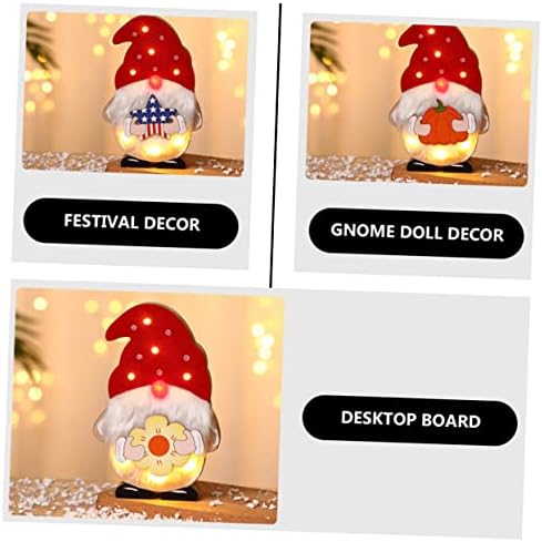 Bestoyard 1 conjunto de enfeites de natal led decorações de natal decoração de festival de natividade artesanato