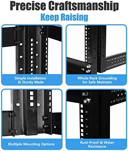 RACIMENTO DE ELECTRONICS RACK 4 POST OPEN RACK RACK RACK RACK Rackure