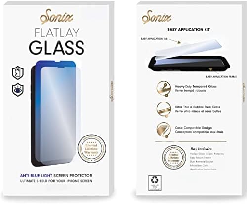 Sonix Case + Screen Protector para iPhone 13 Pro Max/iPhone 12 Pro Max Smiley Purple